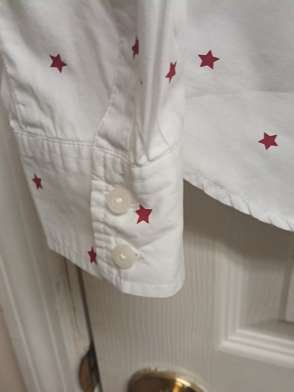 Tommy Hilfiger Nautical Anchor Star Button Up Shirt SP Women's NWOT - Picture 9 of 16